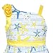 Sunny Fashion Girls Dress One Shoulder Sea Star Flower Dress Birthday Party Size 6