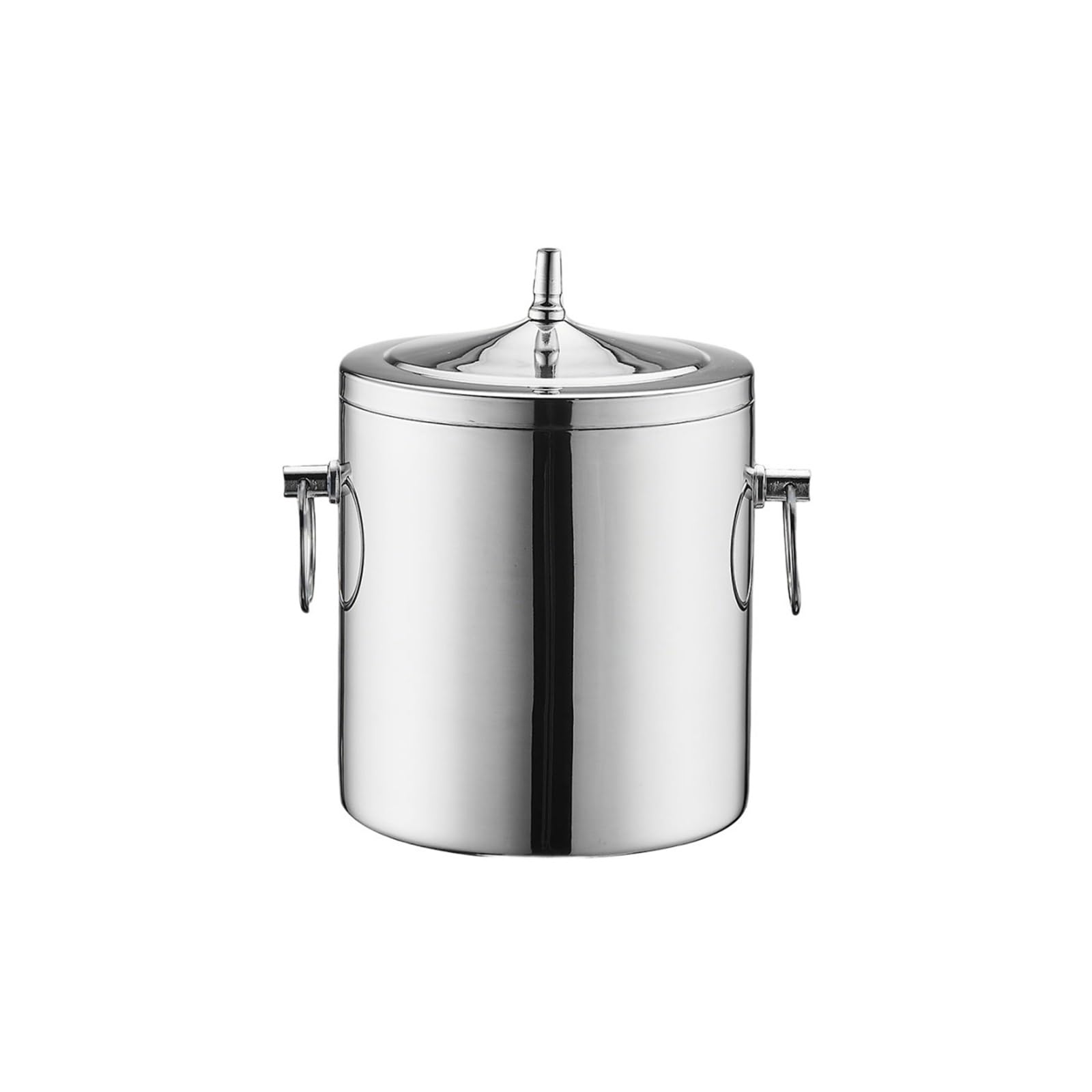 FAJNUZI2024 Metal Double Wall Ice Bucket With Lid For Wine, Champagne Or Beer Bottles Ice Bucket Bottle(Large)