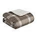 Woolrich Lumberjack Luxury Softspun D/A Filled Throw Brown 50x70   Plaid Premium Soft Cozy Cozy Spun For Bed, Couch or Sofa