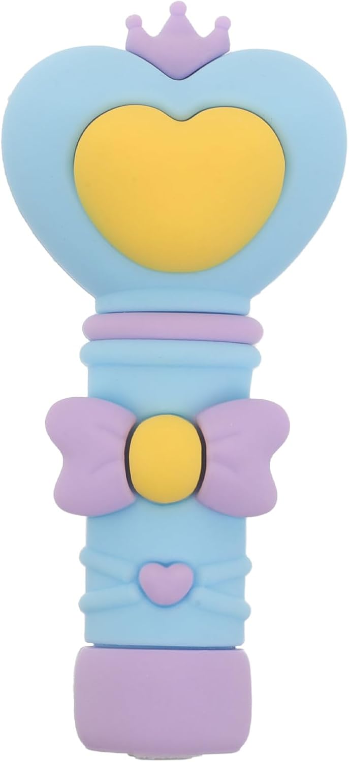 YARNOW Travel Perfume Atomizer, 5ml/0.17oz Refillable, Cute Fairy Wand Shape, Blue, Portable Sprayer Bottle with Bottom-Filling for Fragrance