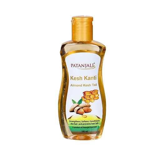 patanjali Kesh Kanti Aceite de Almendra para el Cabello - 3.4 fl oz / 3.38 fl oz