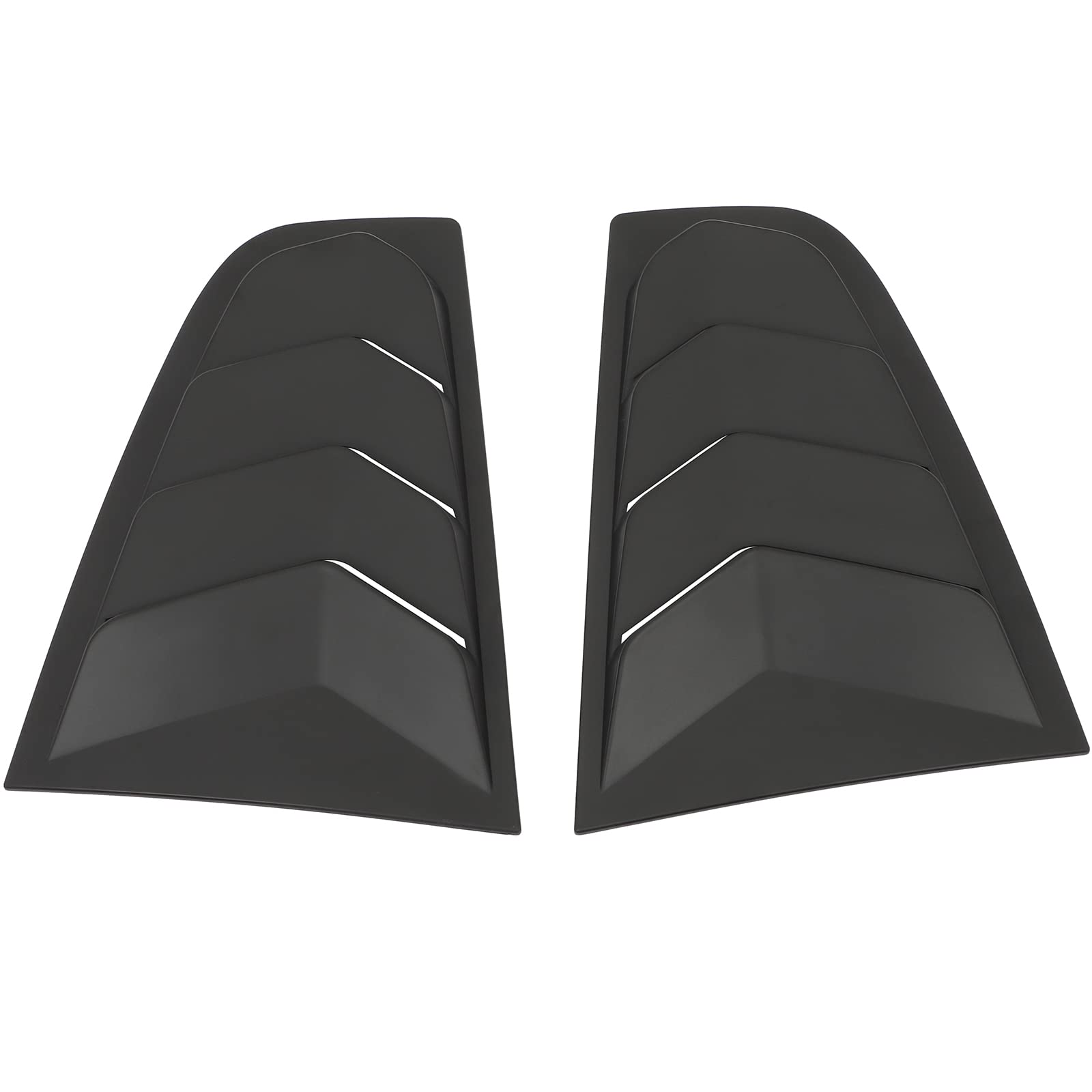 OCPTY Rear Window Louvers Compatible with 2003-2008 for Nissan 350Z,ABS Racing Rear Quarter Window Louvers,Matte Black Window Louvers