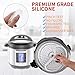 Sealing Ring fits 3 Qt Instant Pot Mini- Replacement Silicone Gasket Seal Rings for 3 Quart Instapot Pressure Cooker Insta Pot Accessories Parts