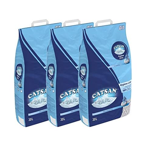 Catsan Hygiene Non-Clumping Cat Litter 3 x 20L Cover
