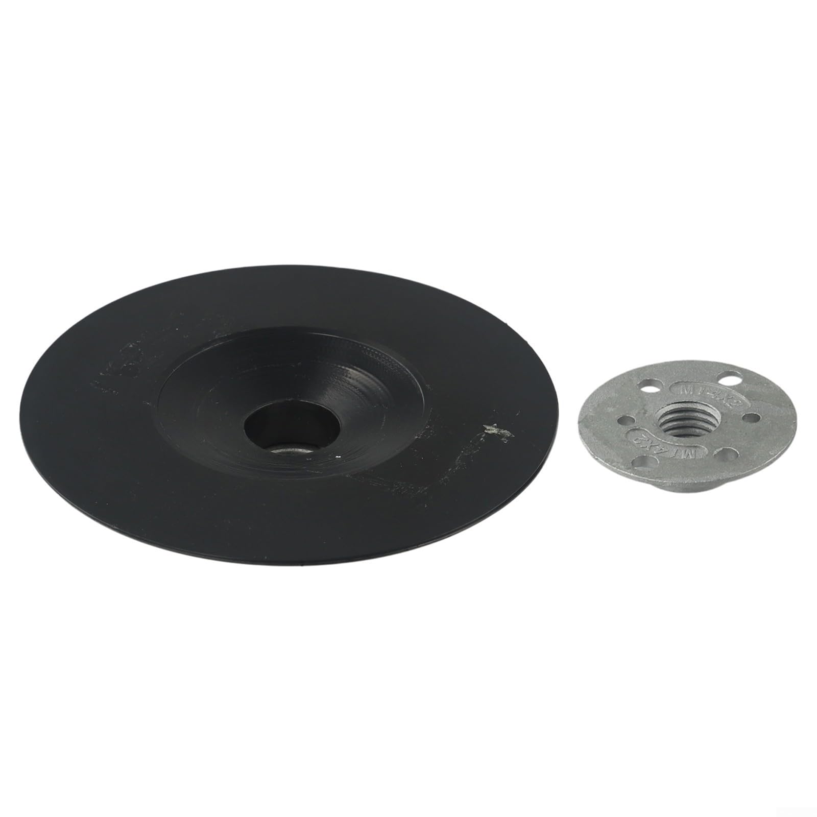 125mm Disco abrasivo per smerigliatrice angolare Platorello di supporto per smerigliatrice angolare, Cuscinetto di supporto in gomma con filettatura, Disco abrasivo con dado di bloccaggio