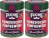 Fuchs Gewürze Gourmet Selection Asien Chinesisches Fünf Gewürz Gewürzmischung, nachfüllbarer Gewürz Mix, Gewürzzubereitung zum Verfeinern von Wok - oder Pfannengerichten, Reis und Nudeln, vegan, 40 g