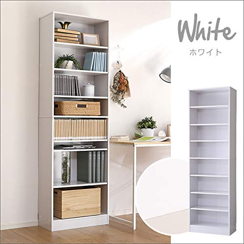 Amazon｜収納棚 大容量 幅60cm A4サイズ 漫画本棚 文庫本棚 スリム