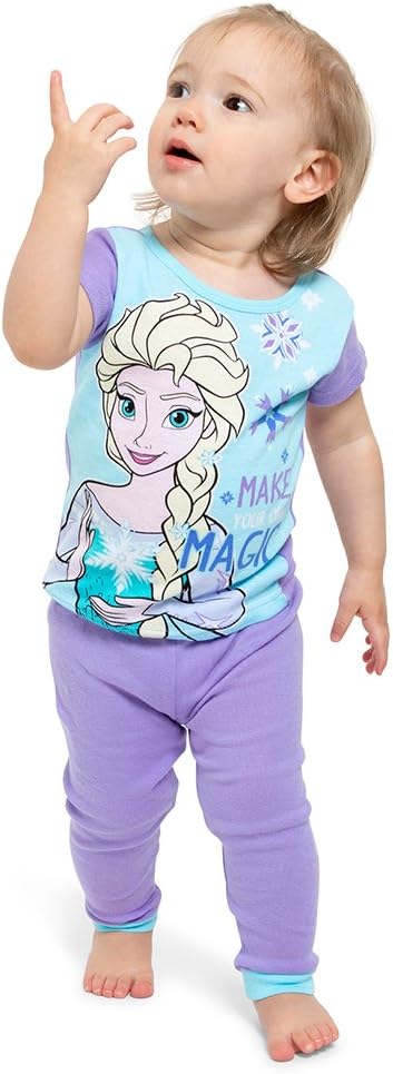 Disney Girls' Frozen Snug Fit Cotton Pajamas