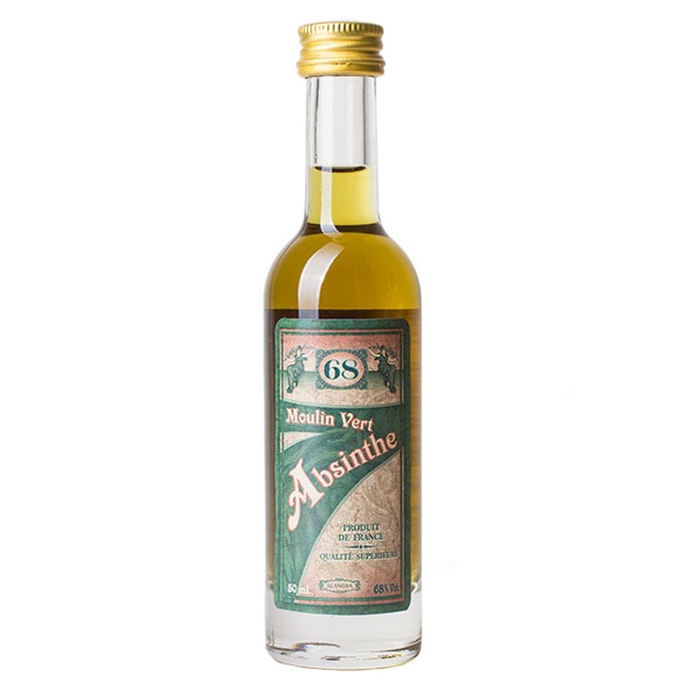 Absinth Tasting Set | Original Absinthe von ALANDIA | Ideal zum Ausprobieren und Verschenken | 68% Vol. | (5x 0,05 l)