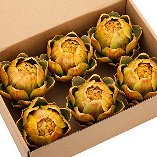 image for [6-Pack] Large Artificial Artichoke Vegetables Decorations for Wedding