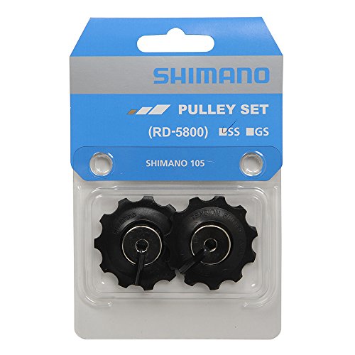 SHIMANO 105 5800 Ensemble de poulies de Changement de Vitesse Silver/Black One Size