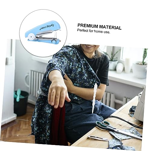 Operitacx Naaldenmachine 2 Stuks draagbare naaimachine handige steeknaaimachine handnaaimachine mini-naaimachine handmatige naaimachine ronddolen - Image 3