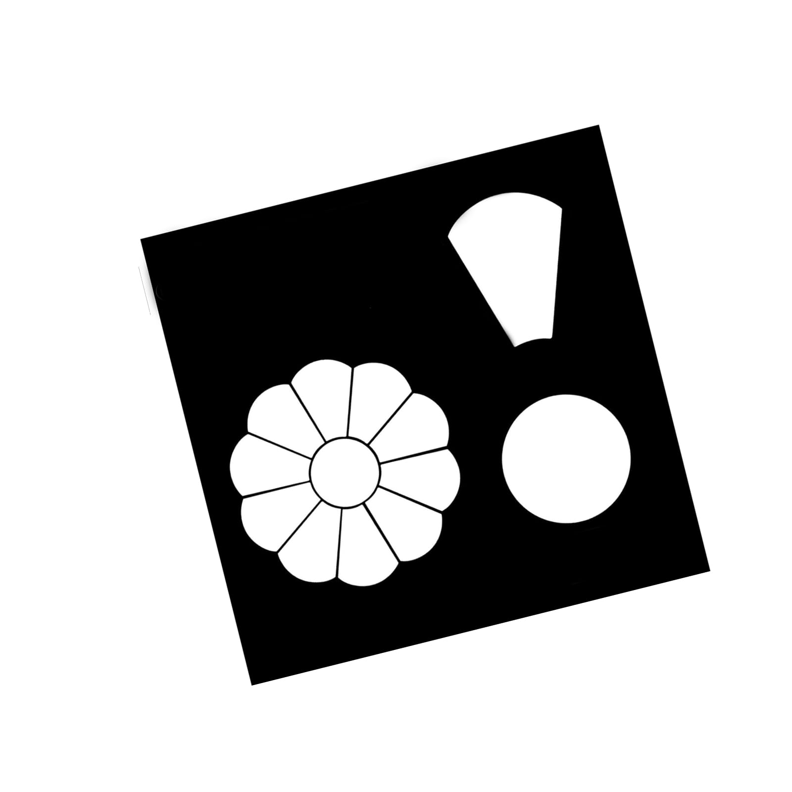 TFAOYS Of 88 Flower Shape Paper Templates for Quilting and Sewing Projects with Petals and Centers Paper Sewing Templates