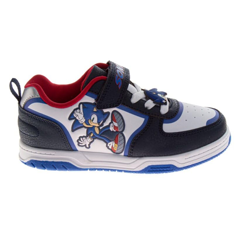Image of Sonic The Hedgehog Boys Shoes Slipon Athletic Tennis Sneakers for Kids