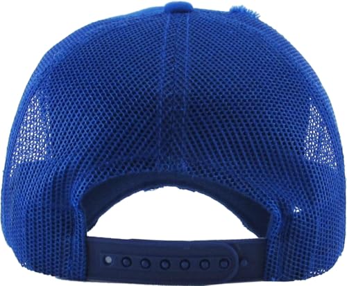 Image of KBETHOS Vintage Washed Distressed Cotton Dad Hat Baseball Cap Adjustable Polo Trucker Unisex Style Headwear