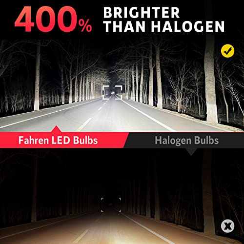 Krieges Fahren H7 Led Headlight Bulbs, 400% Brighter, 2023 Upgraded 1:1 Mini Size, No Adapter Required H7 Led Bulb, 6500K Cool White Plug And Play, Halogen Replacement, Pack Of 2 #TOP1