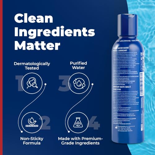 Image of Swiss Navy Premium Water-Based Lubricant - 6 oz | Lubricating Gel for Men, Women & Couples - Toy Safe - Non-Staining Formula - Compatible with Latex & Condoms