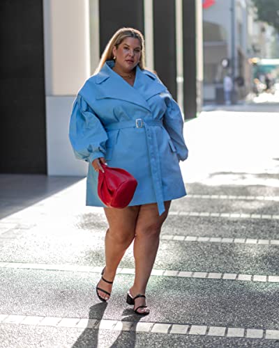 The Drop Women's Blue Bell Oversized Trench Coat By @Nataliemeansnice, M #TOP14