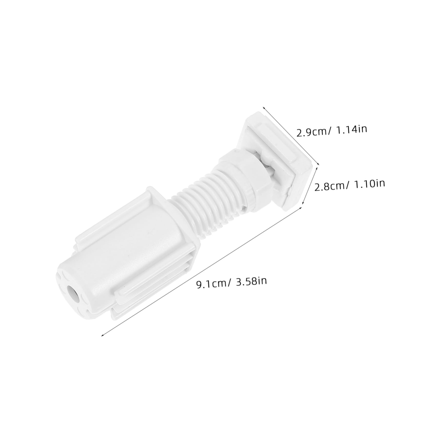 Veemoon 4Pcs No Drill Blind Brackets Easy Install Clips for Horizontal Blinds Elegant Minimalist Design for Home Windows Secure Mounting Without Damage