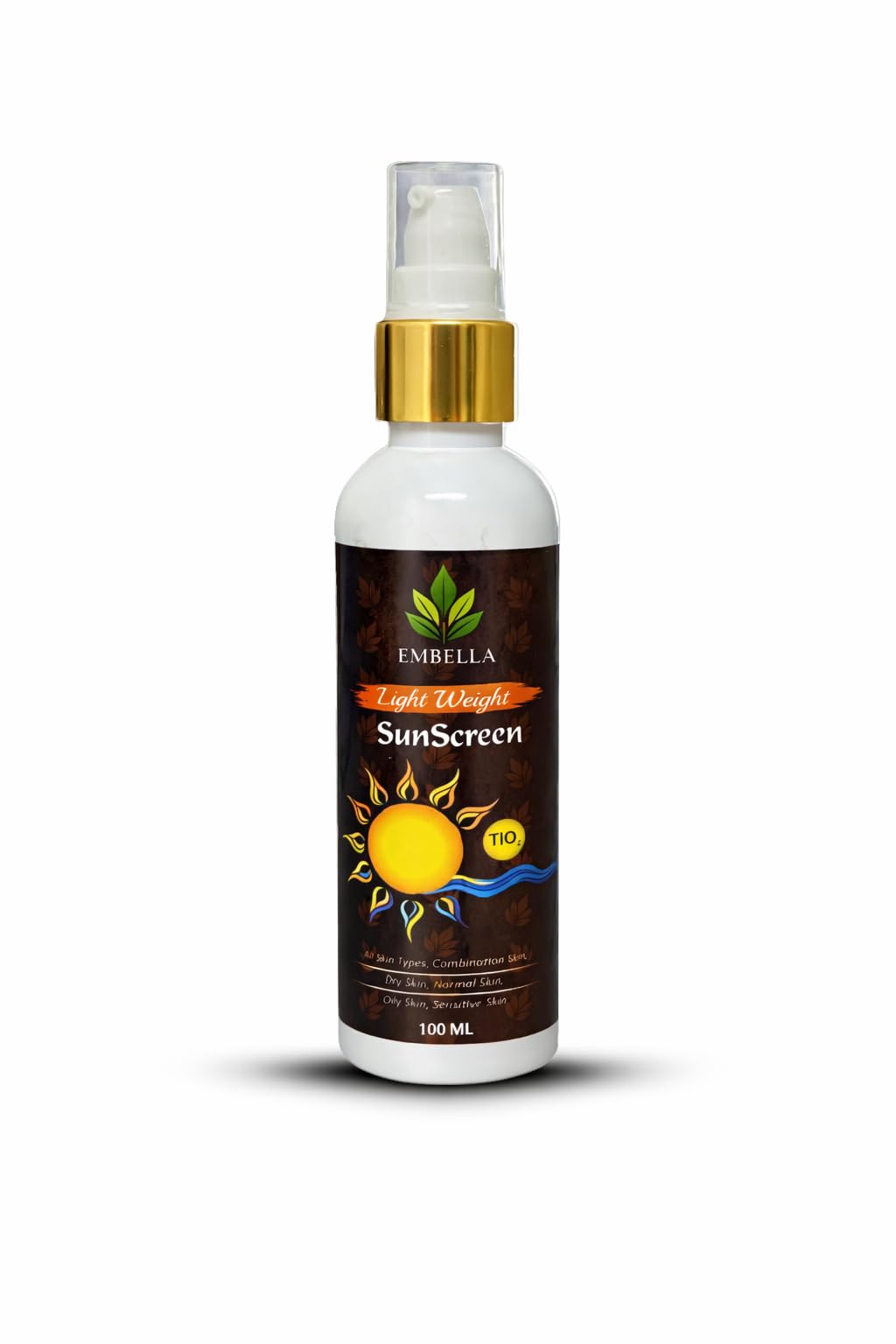 EMBELLA Lightweight Sunscreen Lotion SPF 50+ Broad-Spectrum Protection for All Skin Types Non-Greasy Fast Absorbing Sun Protection for Face & Body 100 ml-picture-34