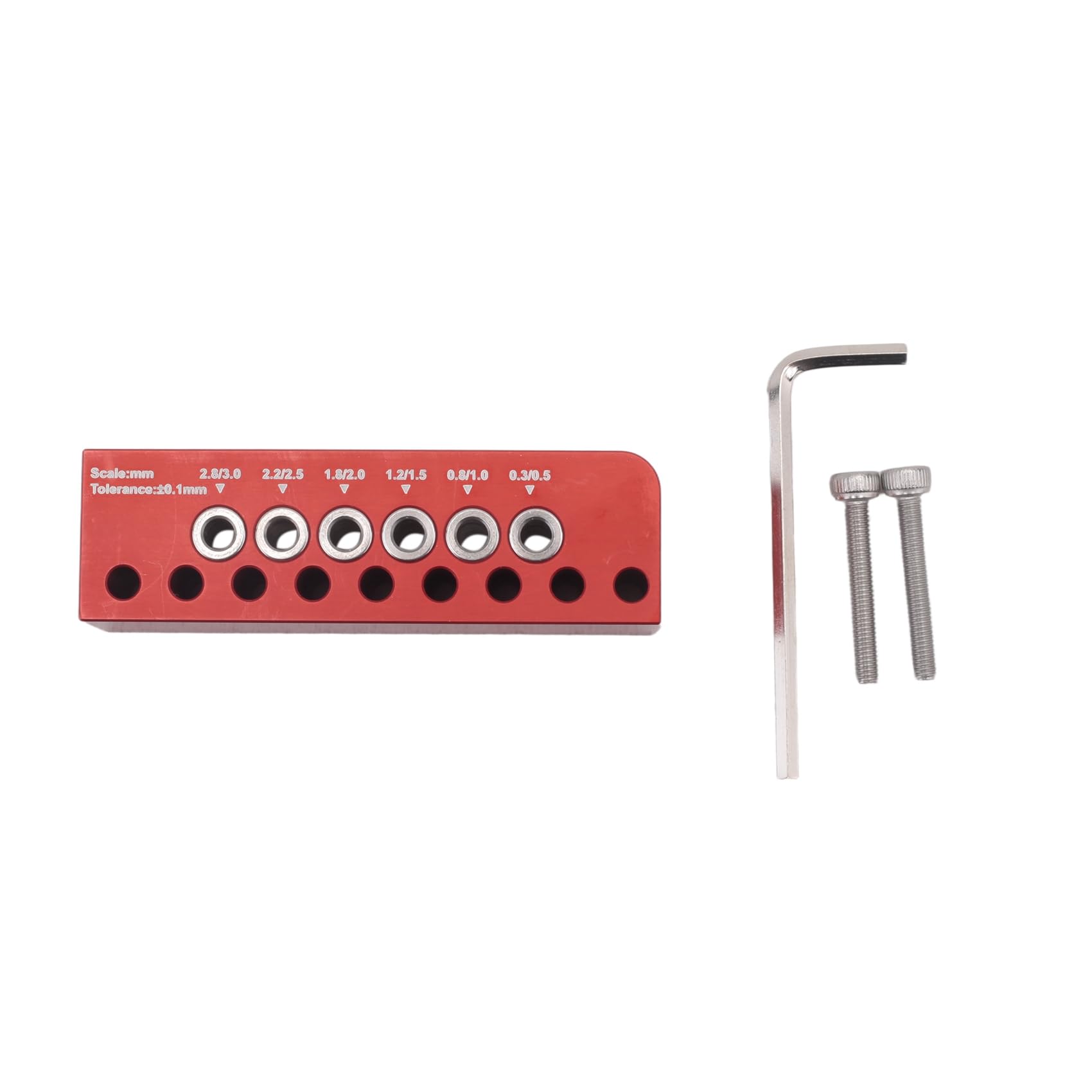 pofaa T0012-A 3.175mm Drill Shank Positioning Module Positioner for Scale Model Building Round Rod Center Locator Drilling Tool