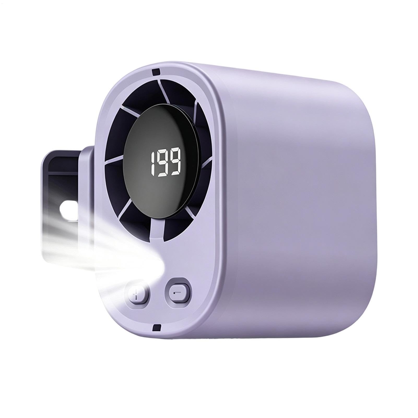 Ventilador portátil con clip de 199 velocidades, recargable, ventilador