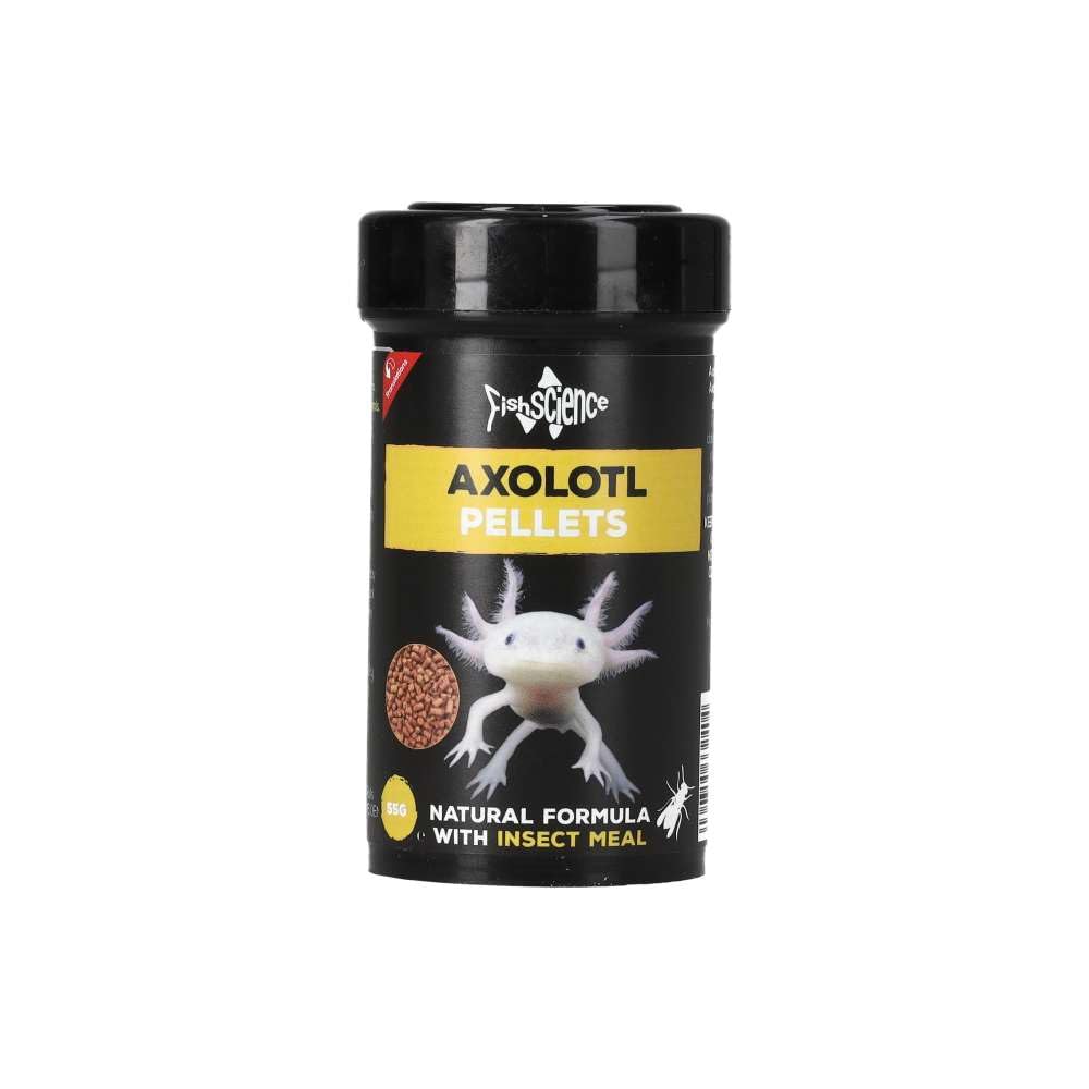 FishScienceAxolotl Food 55g | Sinking Pellet | Axolotl Pellet | Suitable for All Stages of Life | Tropical & Aquatic
