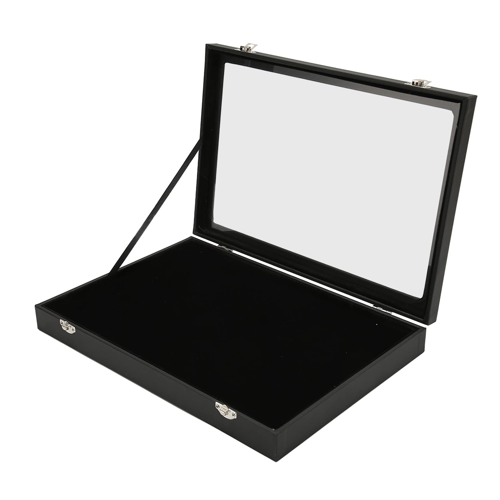 Fockety Pin-Vitrine, 13,8 X 9,4 X 2 Zoll, Große Kapazität, Transparent, Staubdicht, Pin-Sammlung, Vitrine, Schattenbox-Rahmen für Militärmedaillen, Strandanhänger, Schmucknadeln