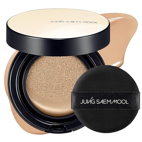 Image of JUNG SAEM MOOL Essential Skin Nuder Cushion | Natural Finish, Buildable Coverage Cushion Foundation by Korean Makeup Artist (Refill Not Included, 0.49 Fl Oz), 23N Honey