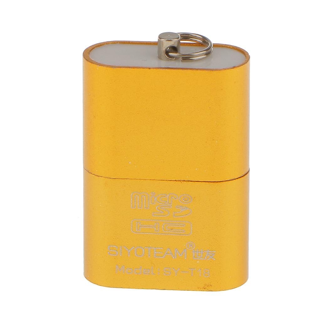 High Speed Mini USB 2.0 Micro SD TF T-Flash Memory Card Reader Adapter Gold|Computers/Tablets & Networking|Laptop & Desktop Accessories|Memory Card Readers & Adapters-picture-10