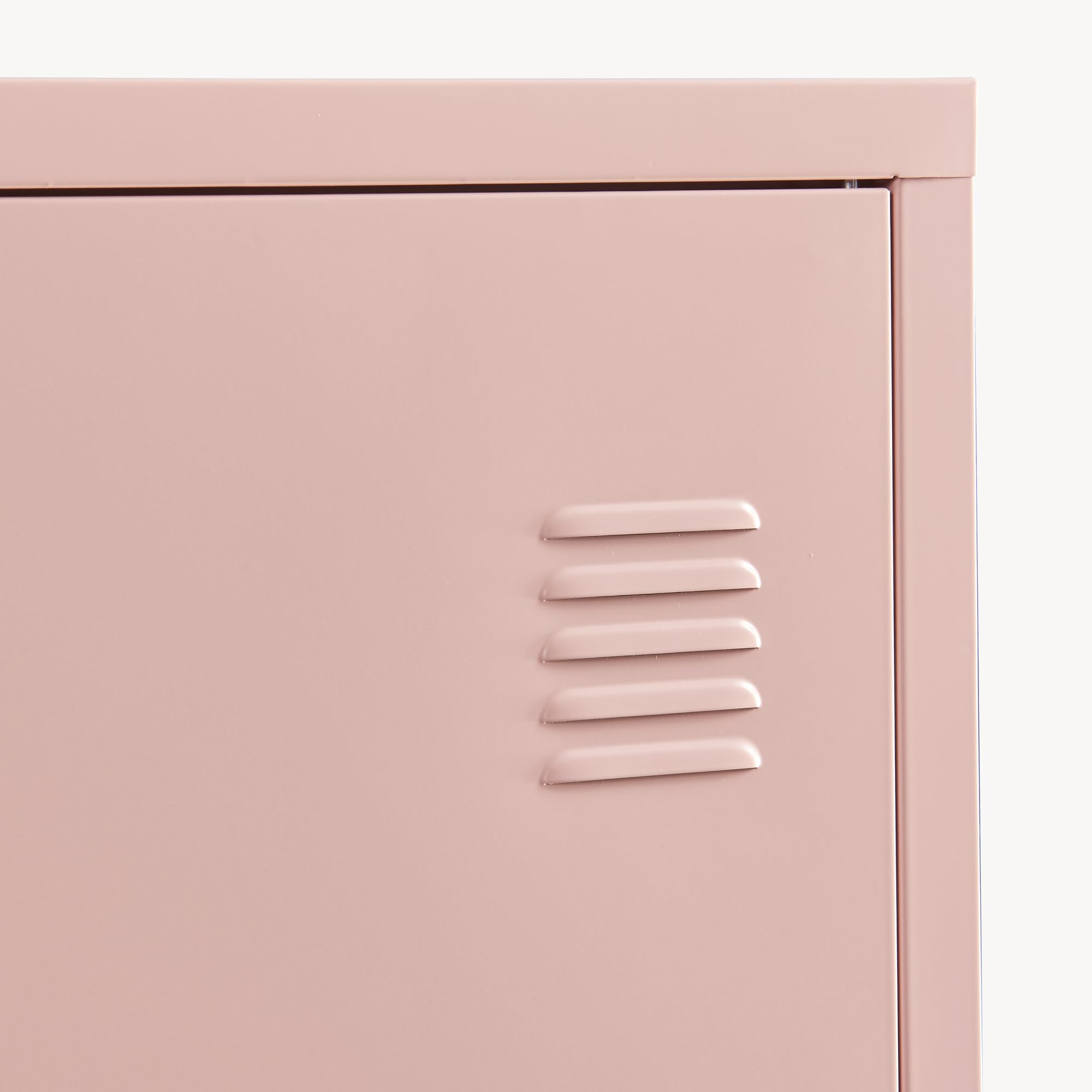 [en.casa] Armadio da Ufficio con Anta e Serratura Mobile in Acciaio per Archivio con 3 Scomparti Armadio da Spogliatoio 137 x 38 x 38 cm Beige Pesca