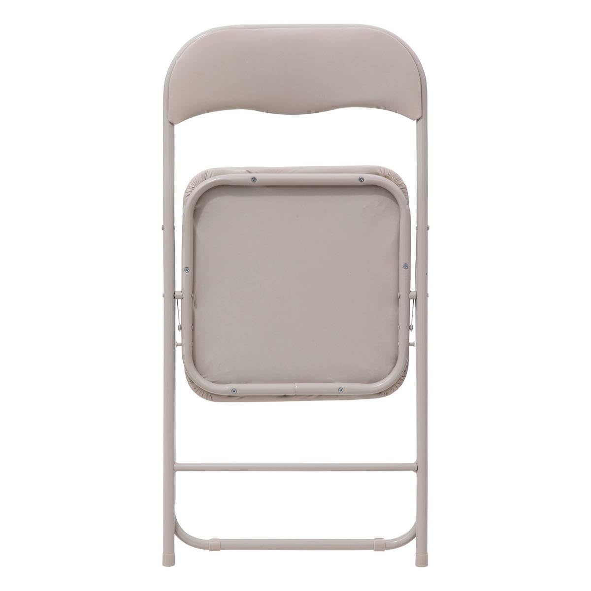 5five - Sedia pieghevole beige in PVC
