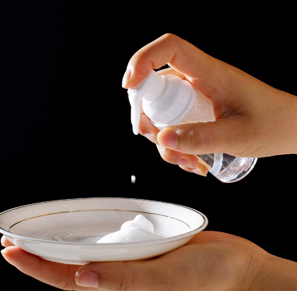 12 szt. 56.7 g/60 ml podróżna butelka z pompką piankową, butelki szamponu do rzęs do płynów do rąk (2 szt., pomarańczowe)