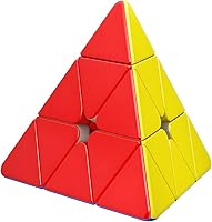 Vista 1 de Bukefuno MoYu RS Pyraminx Magnético 3x3 MFJS Magic Speed Puzzle Cube moyu R S Pyraminx M Sin adhesivo (magnético 2022)