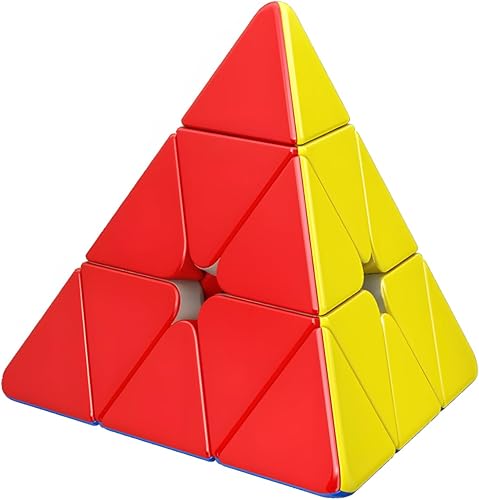 Bukefuno MoYu RS Pyraminx Magnético 3x3 MFJS Magic Speed Puzzle Cube moyu R S Pyraminx M Sin adhesivo (magnético 2022)