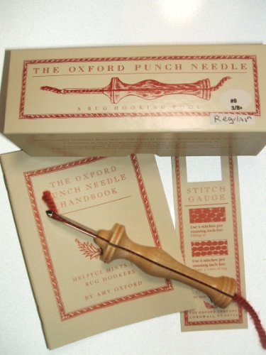 Oxford Wood Punch Needle Rug Hooking Tool #9 3/8