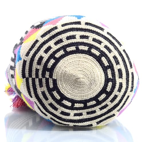 Image of WYOU Designer Collection Wayuu Hand-Woven Macrame Purse, Raffia Handbag, Classy Summer Crossbody Bags for Women, Medium