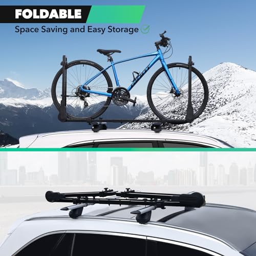 GATHERSKY Dual-Arm Rooftop Bike Carrier