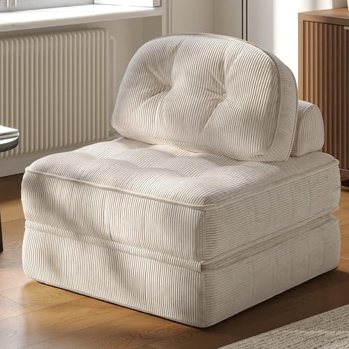 Dowinx Folding Sofa Bed with Pillow, Convertible Comfy Couch...