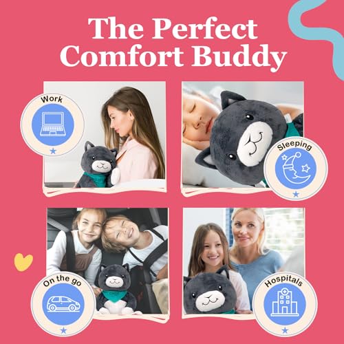 Image of Lilly's Love Weighted Stuffed Animal, 5lb | Sensory Weighted Plush for Kids and Adults | Machine Washable Plushies w /Removable Inner | Calming Weighted Stuffed Animals for Anxiety, Callie The Cat