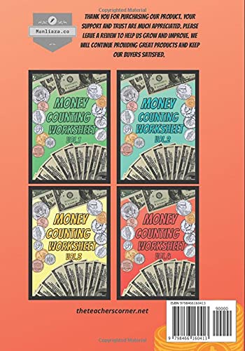 Money Counting Worksheet: US Dollars and Cents - Vol. 4 - Image 2