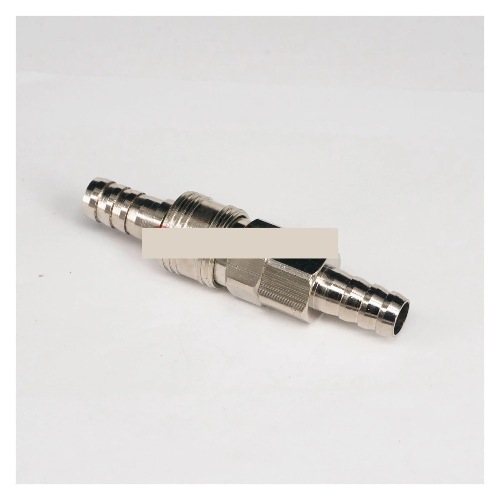 Sfngxxag One Color 12Mm Hose Barbs Brass Nickel Plated Fuel Line Gas Hose Quick Disconnect Coupler Marine Pipe Fitting Boat