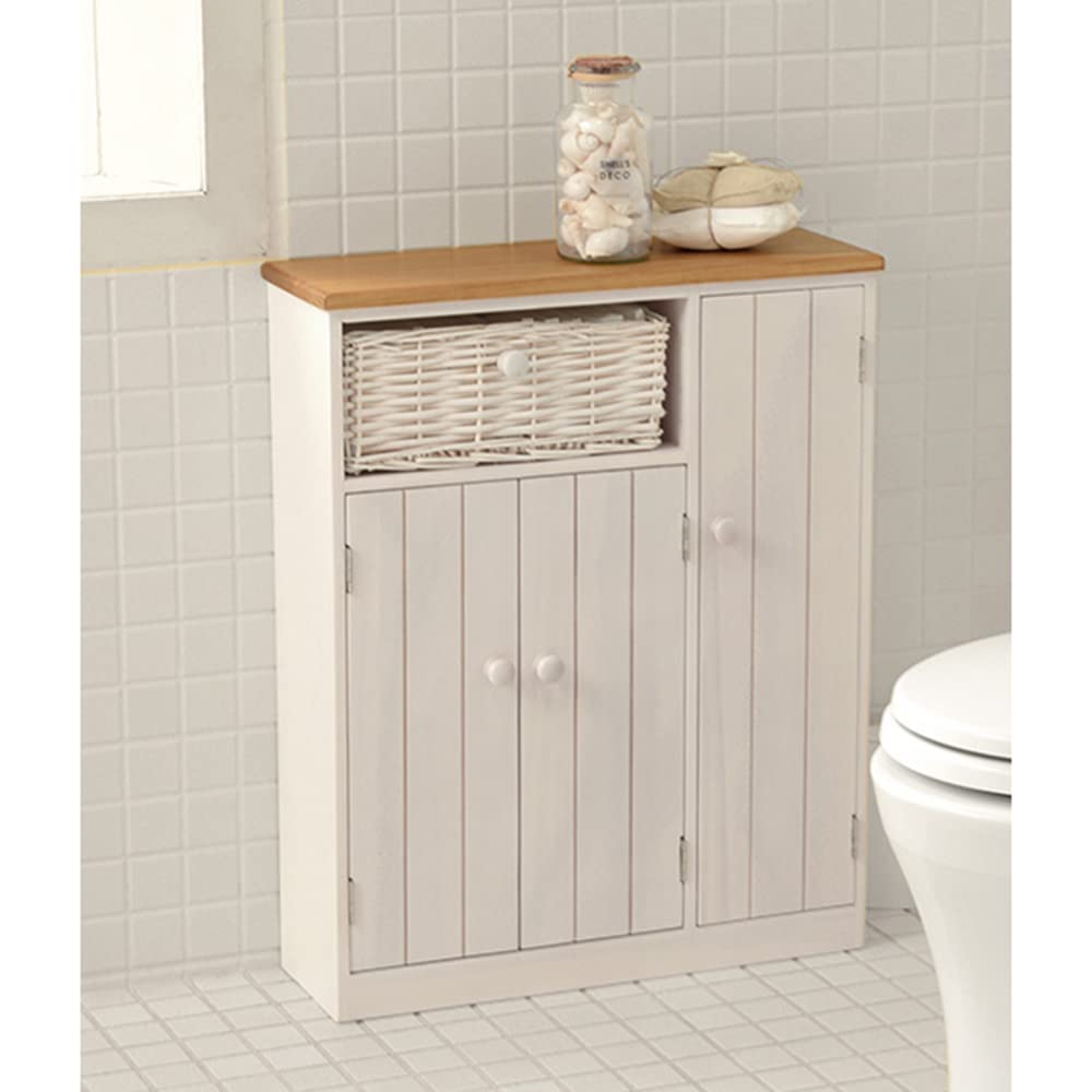 Amazon｜トイレ収納ラック ツートンカラー トイレラック ワイドタイプ