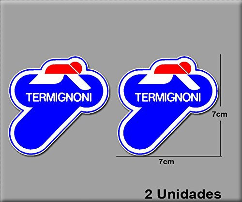 Ecoshirt AX-F7T1-ZBWO - Adesivi per Moto, Motivo: Termignoni R181