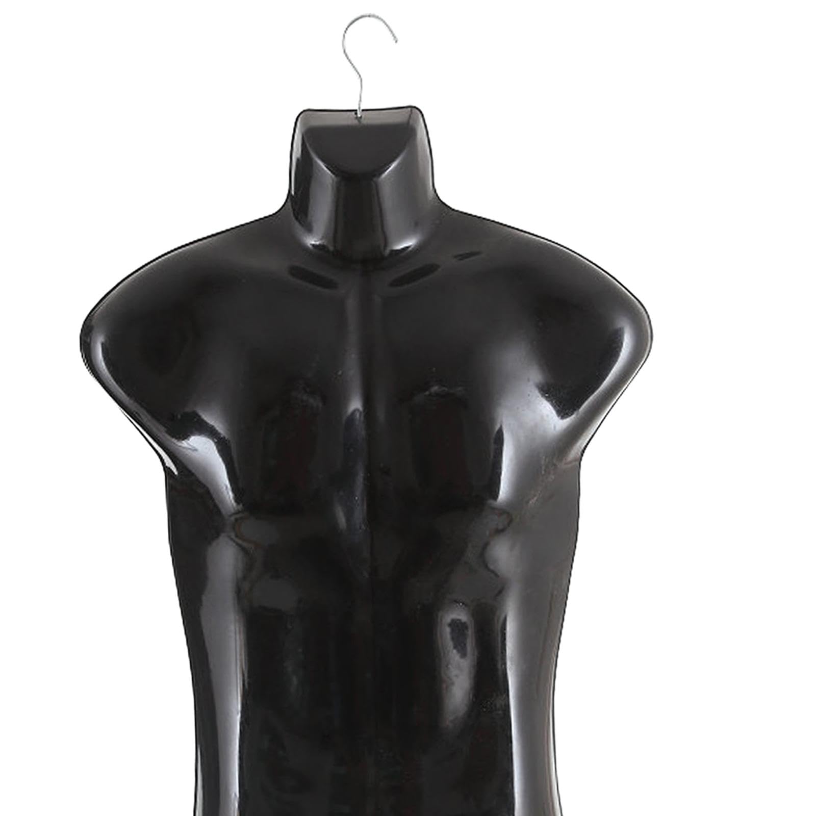 【新品未使用】ブラックマネキンハンガー　5体セット Amazon.co.jp: Ysyqkn マネキンハンガー メンズトルソー ディスプレイ
