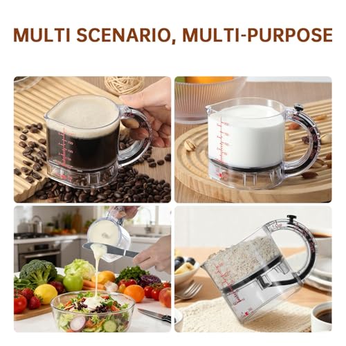 Vaso medidor ajustable 4 en 1 para cocina miniatura 6