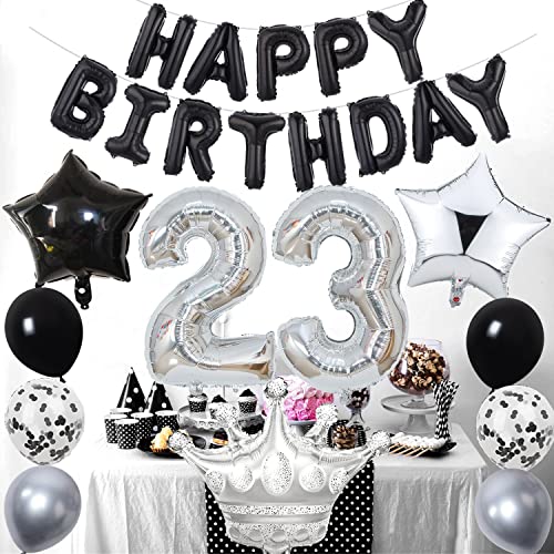 Conruich Decorazioni Compleanno 23 anni Uomo, Deco...