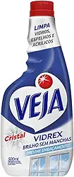 Veja Limpa Vidros Spray Vidrex Cristal 500Ml Refil