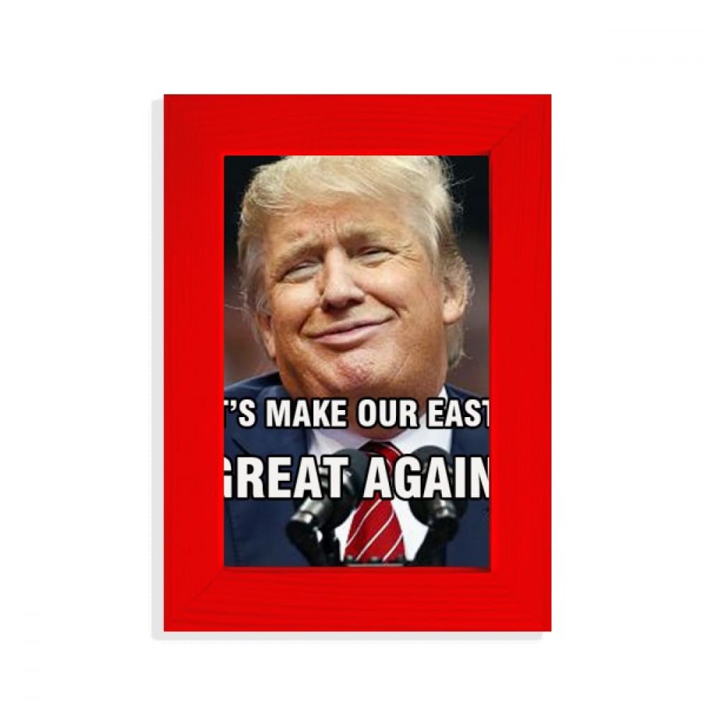 Cadre photo rouge American Ridiculous Great President pour portrait