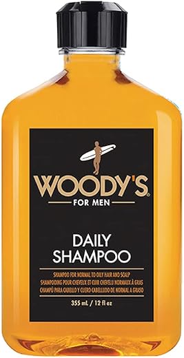 Woody's Daily Shampoo for Men, 12 Ounce by Woody's